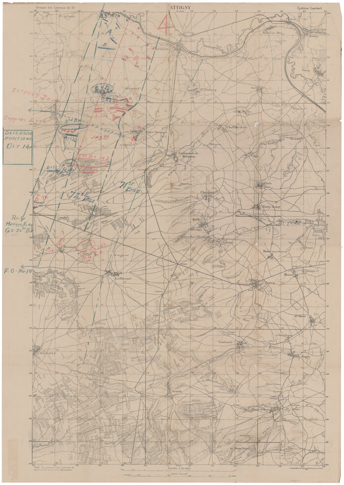94137, [Defensive Positions of the 143rd & 144th Infantry on October 14, 1918], Non-GLO Digital Images