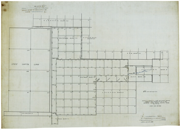 9414, Lamb County Rolled Sketch 4, General Map Collection
