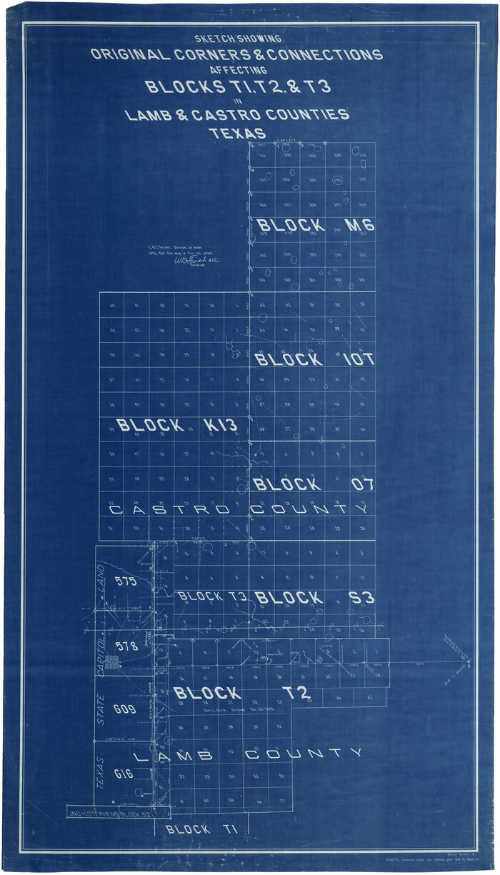 9415, Lamb County Rolled Sketch 7, General Map Collection

