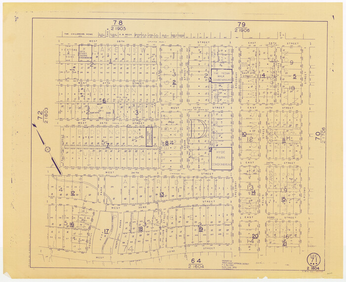 94203, Travis County Appraisal District Plat Map 2_1804, General Map Collection