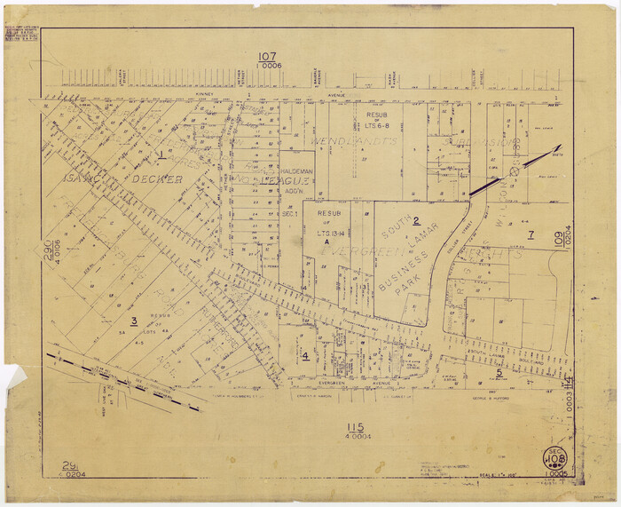 94204, Travis County Appraisal District Plat Map 1_0005, General Map Collection