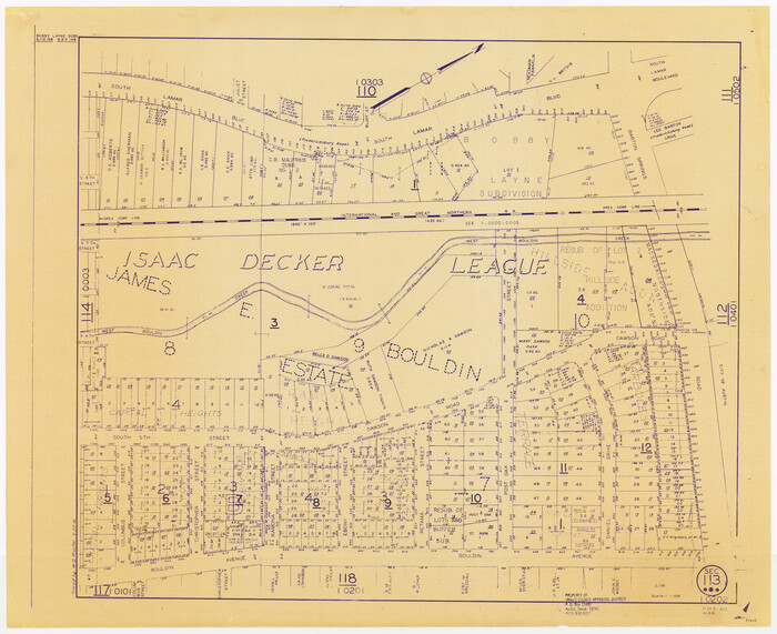 94206, Travis County Appraisal District Plat Map 1_0202, General Map Collection