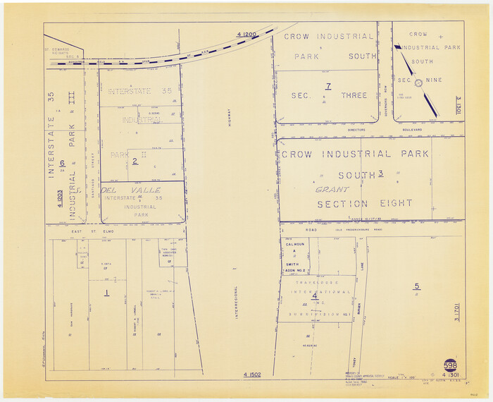 94213, Travis County Appraisal District Plat Map 4_1301, General Map Collection