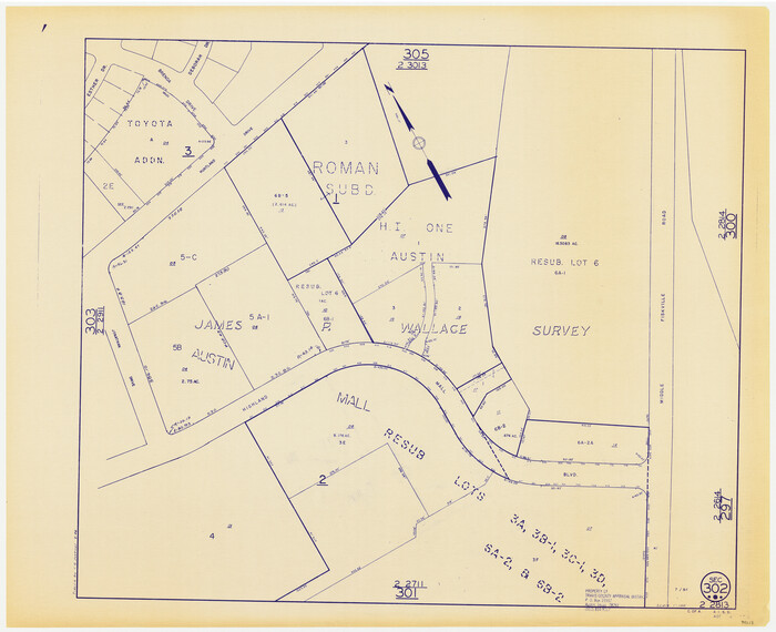 94217, Travis County Appraisal District Plat Map 2_2813, General Map Collection