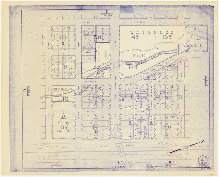 94231, Travis County Appraisal District Plat Map 2_0805, General Map Collection