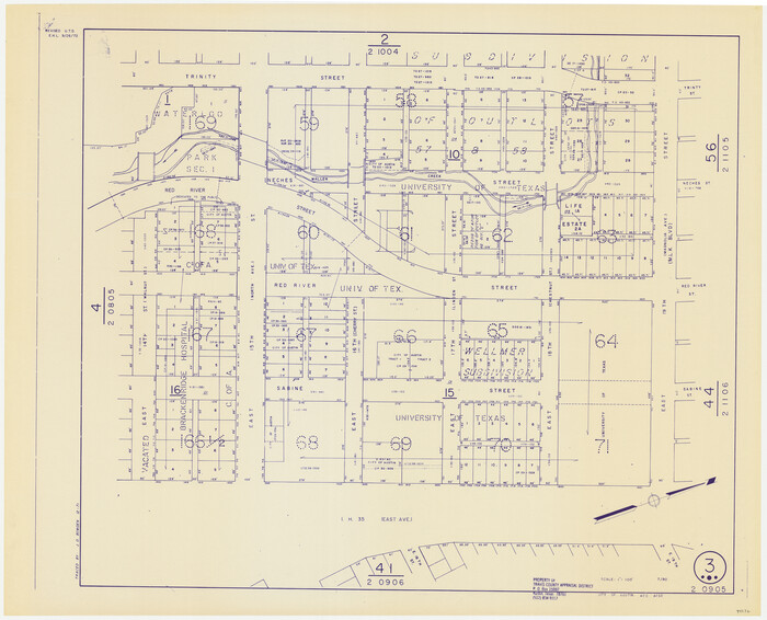 94232, Travis County Appraisal District Plat Map 2_0905, General Map Collection