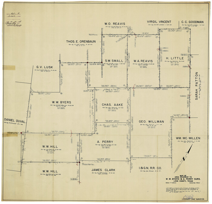 9427, Leon County Rolled Sketch 5, General Map Collection
