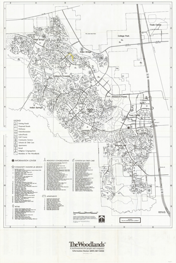 94287, The Woodlands, a real hometown for people and companies, General Map Collection