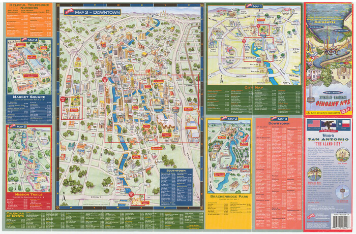 94289, San Antonio - Downtown - Riverwalk, General Map Collection