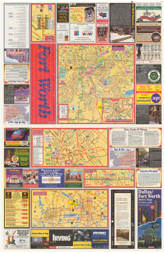94295, Dallas/Fort Worth Street Map & Visitor Guide, General Map Collection