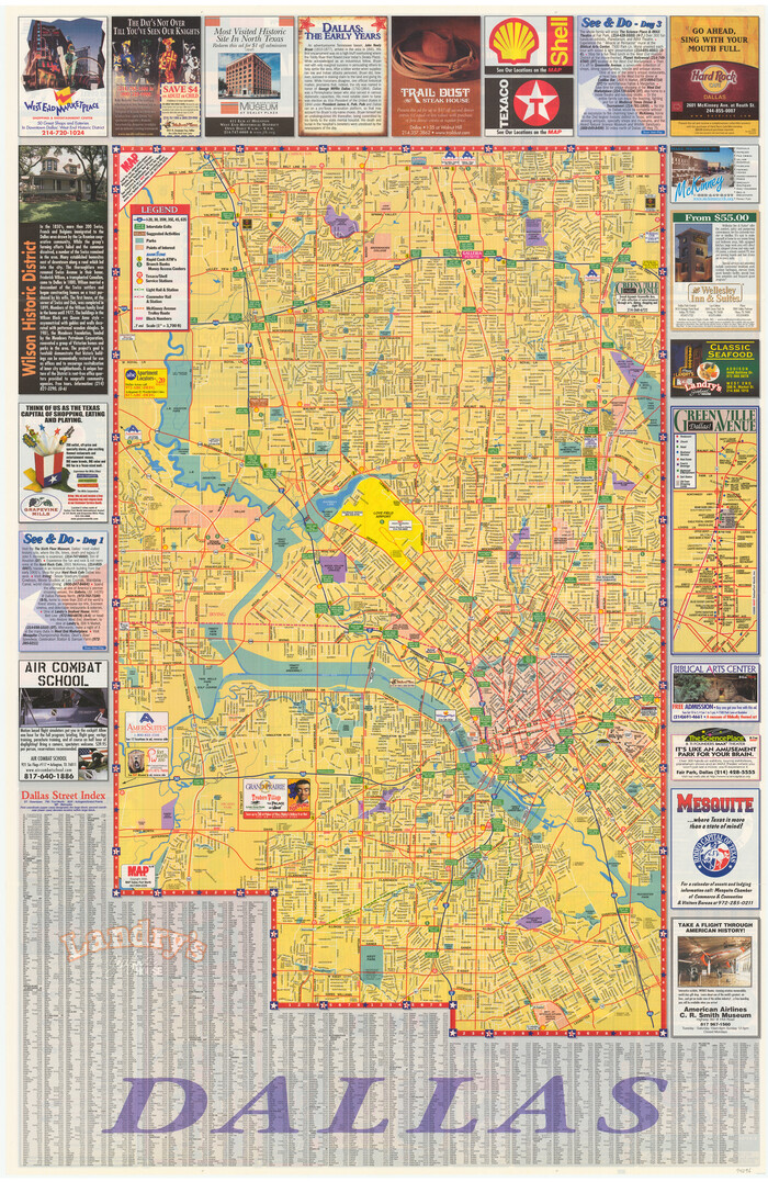 94296, Dallas/Fort Worth Street Map & Visitor Guide, General Map Collection