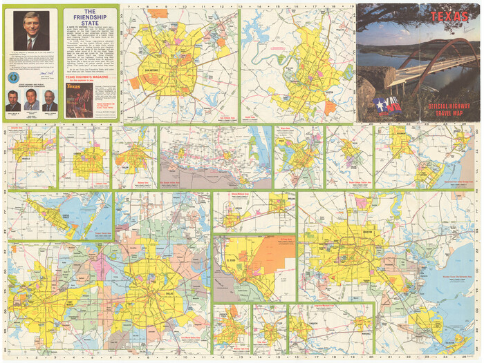 94299, Texas - Official Highway Travel Map, General Map Collection