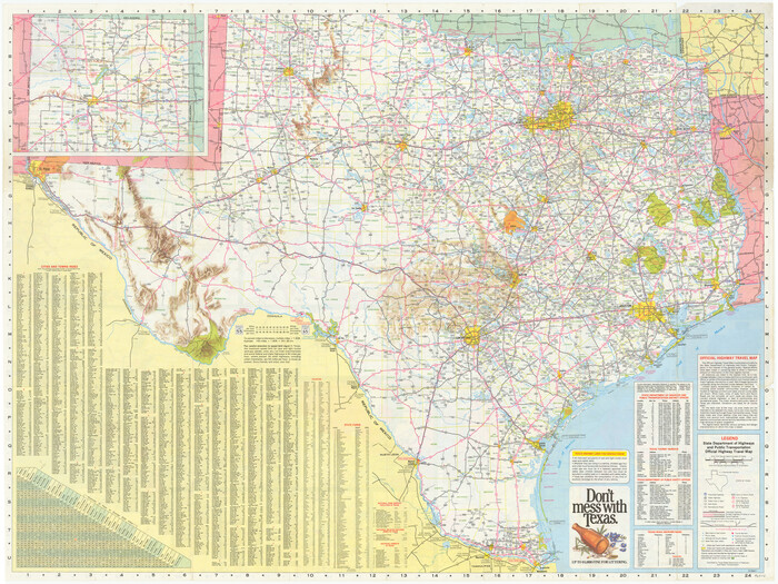 94306, Texas Official Highway Travel Map, General Map Collection