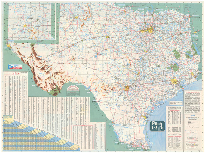 94312, Texas Official Highway Travel Map, General Map Collection