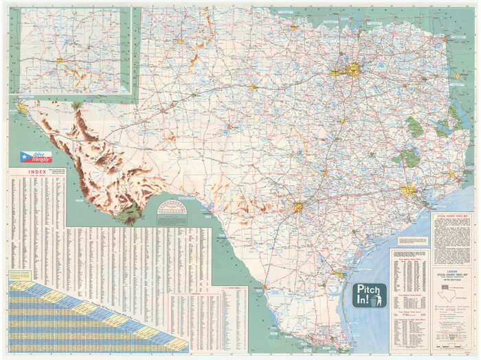 94312, Texas Official Highway Travel Map, General Map Collection