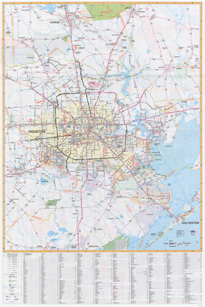94334, Houston, Texas, General Map Collection