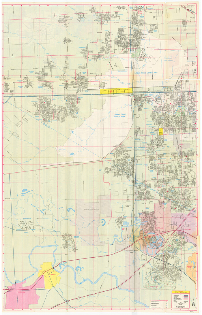 94336, West Houston: Hwy. 6 from Spencer Rd. in the North to South of Sugar Land. From Wilcrest Dr. in the East to and including Katy., General Map Collection
