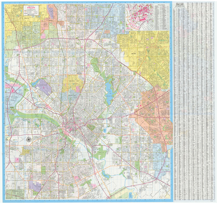94368, Dallas Citymap, General Map Collection