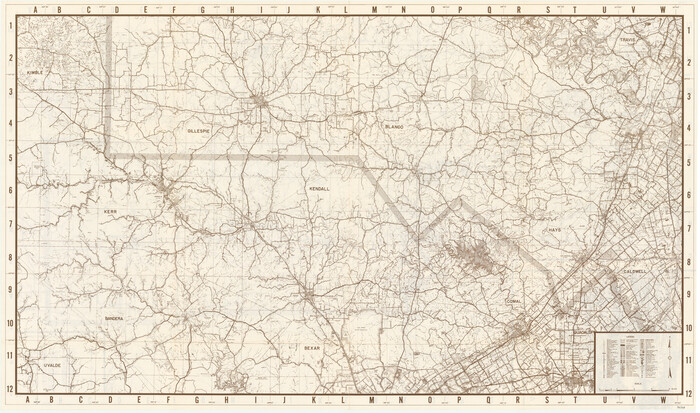 94378, Texas Hill Country Map, General Map Collection