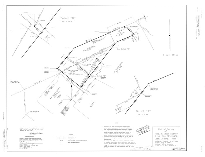 9438, Leon County Rolled Sketch 28, General Map Collection