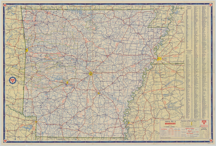 94401, Travel Arkansas with Conoco, General Map Collection