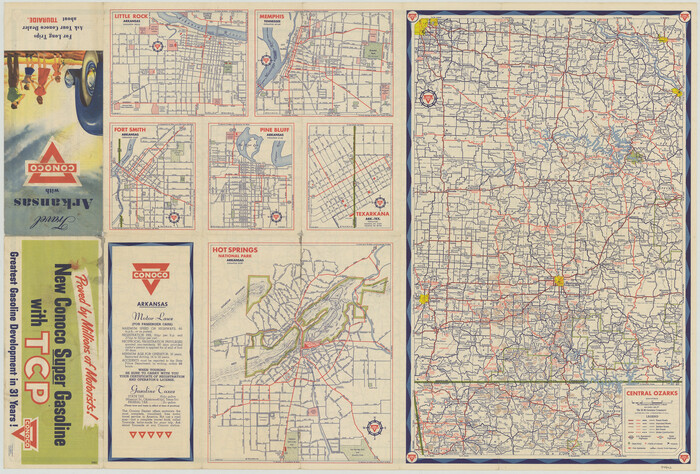 94402, Travel Arkansas with Conoco, General Map Collection