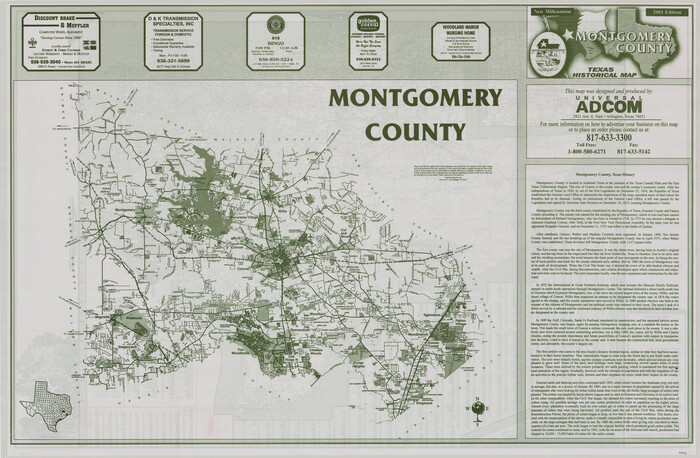 94403, Montgomery County Texas Historical Map, General Map Collection