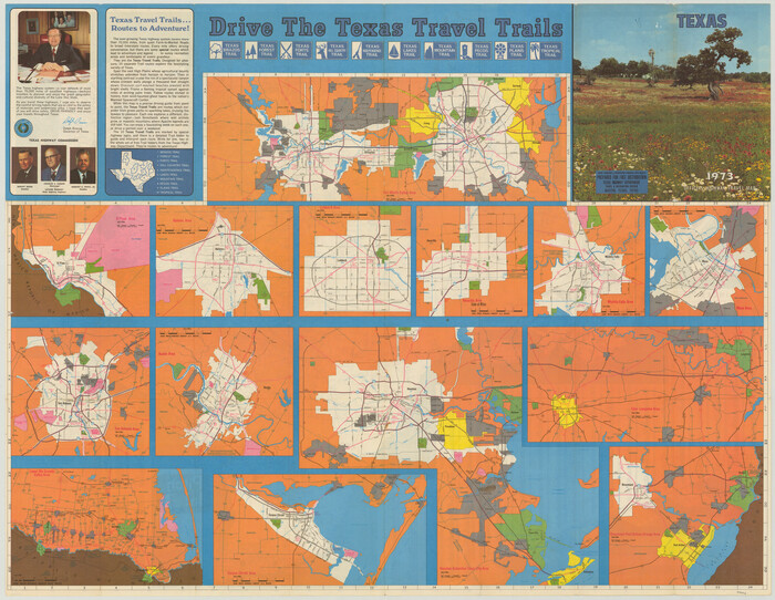 94406, Texas 1973 Official Highway Travel Map, General Map Collection