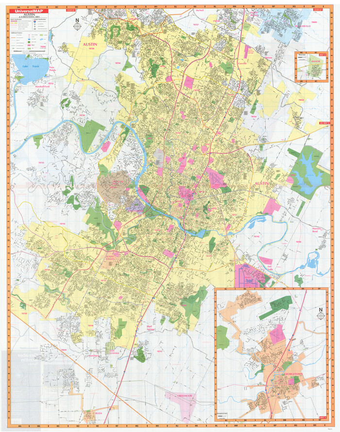 94430, Greater Austin, Texas Streetmap, General Map Collection