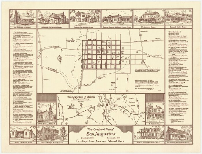 94441, 'The Cradle of Texas' - San Augustine, General Map Collection