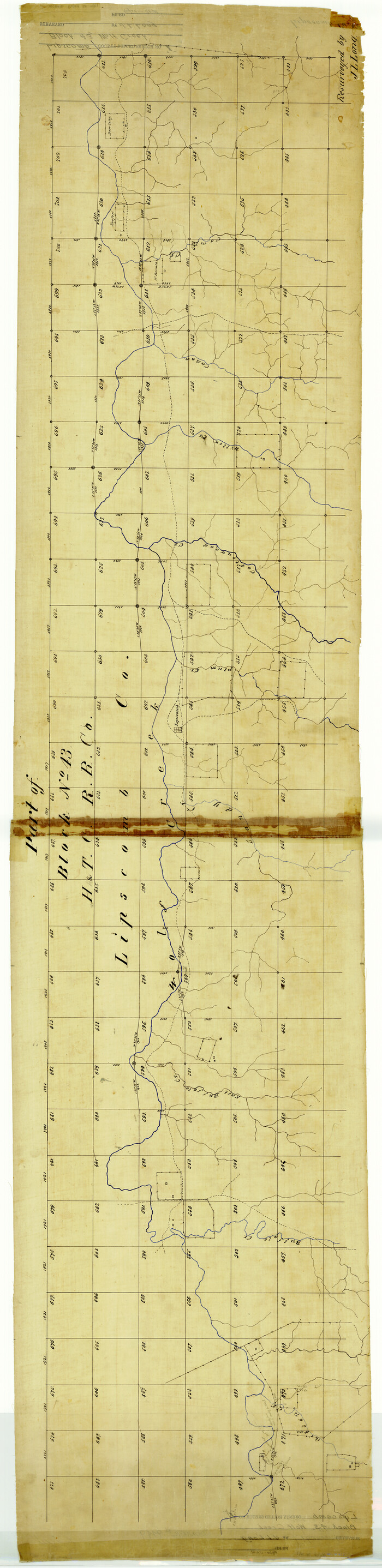 9449, Lipscomb County Rolled Sketch 1, General Map Collection