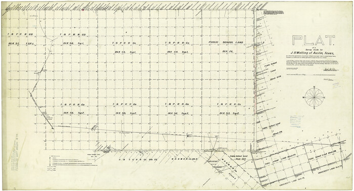 9461, Loving County Rolled Sketch 1A, General Map Collection

