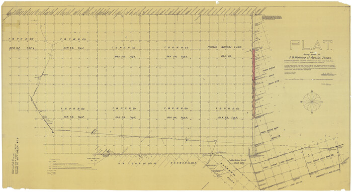 9466, Loving County Rolled Sketch 1B, General Map Collection
