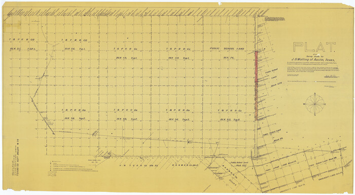 9466, Loving County Rolled Sketch 1B, General Map Collection
