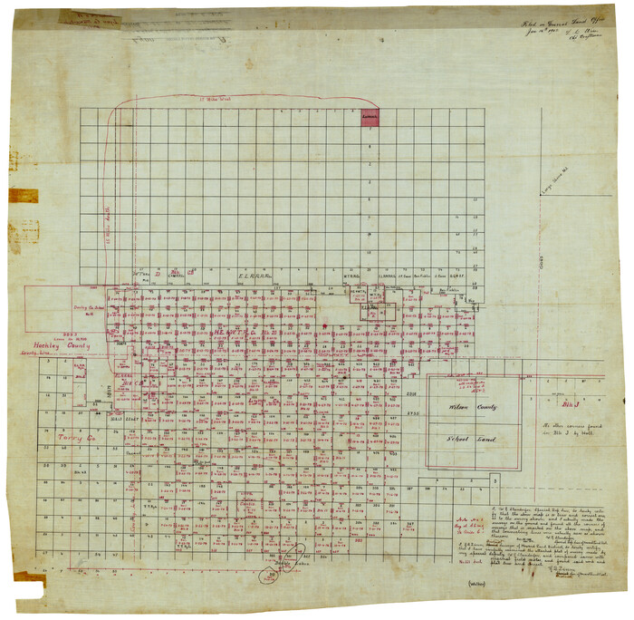 9471, Lynn County Rolled Sketch A, General Map Collection
