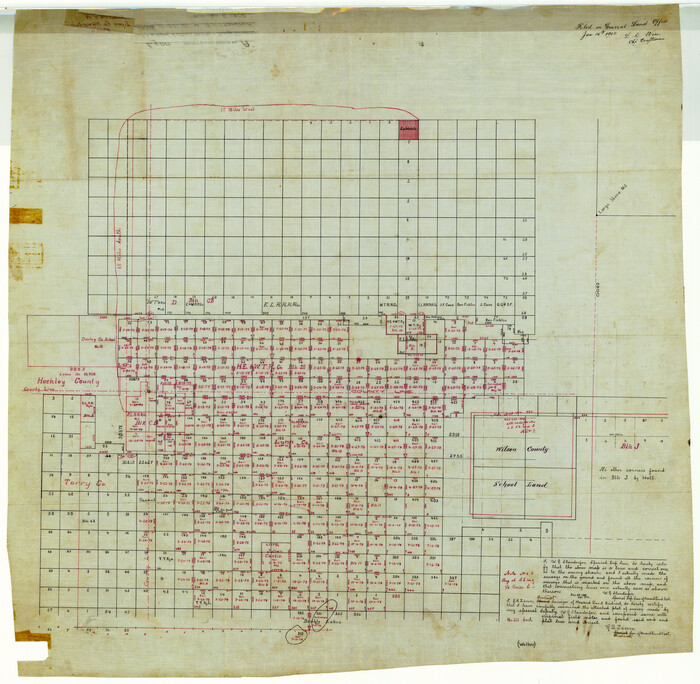 9471, Lynn County Rolled Sketch A, General Map Collection