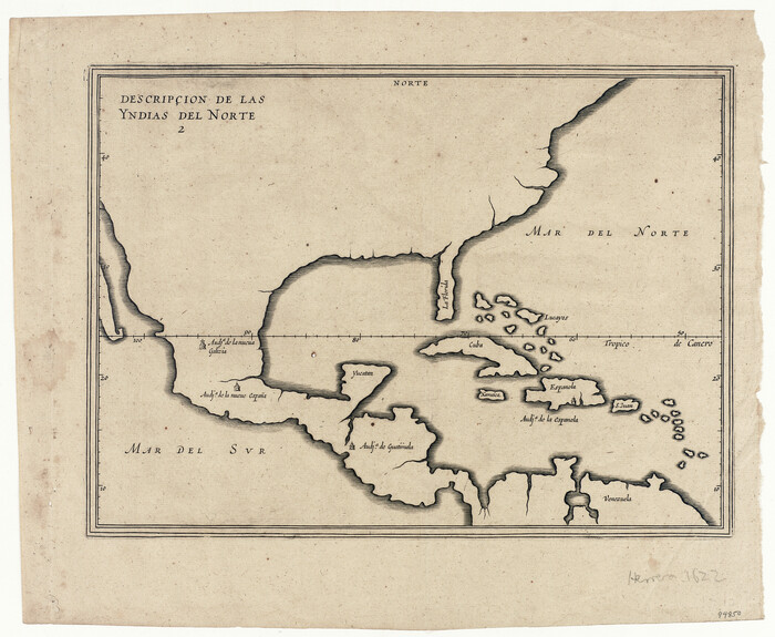 94850, Descripçion de las Yndias del Norte, General Map Collection