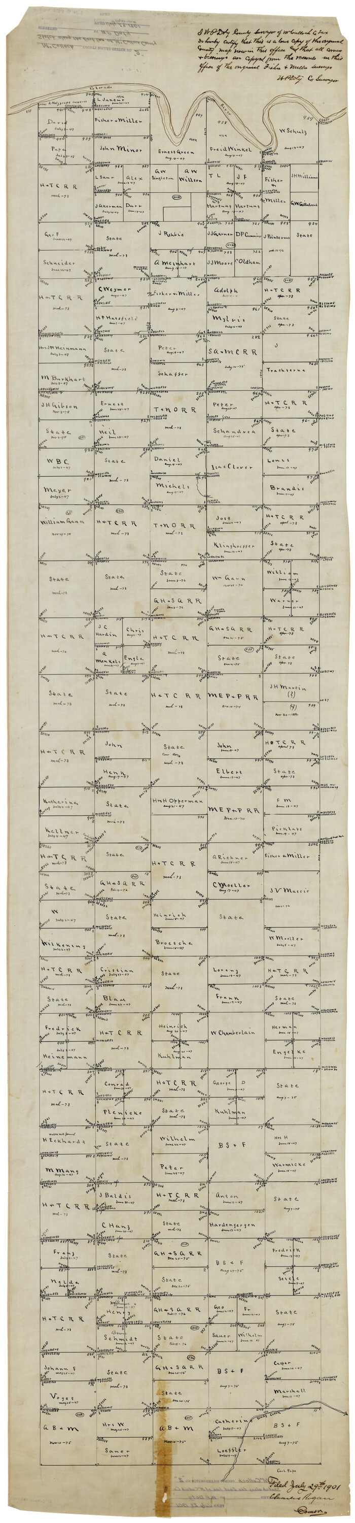 9496, McCulloch County Rolled Sketch 2, General Map Collection
