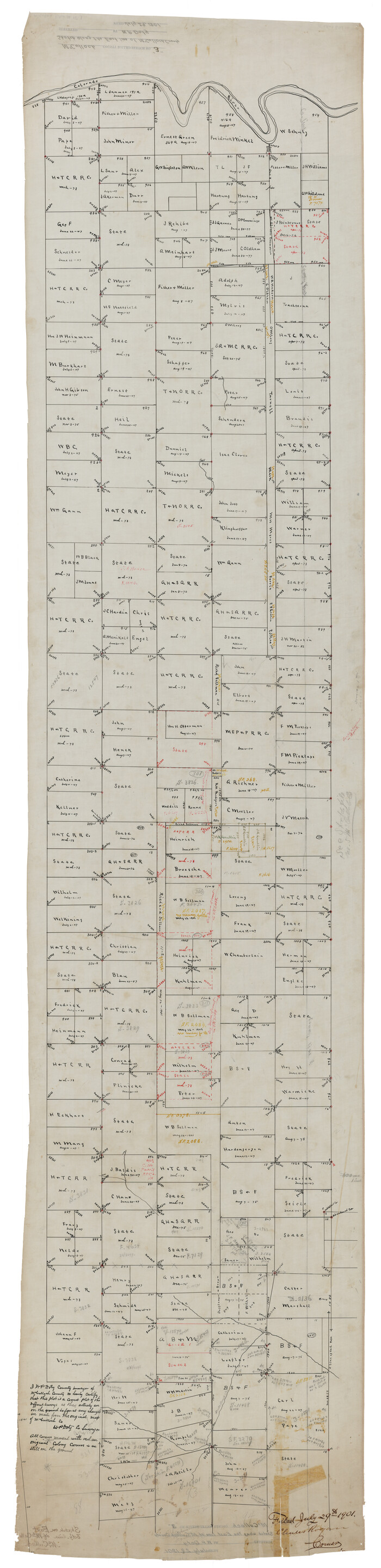 9497, McCulloch County Rolled Sketch 3, General Map Collection
