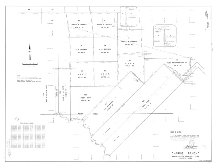 9508, Medina County Rolled Sketch 19, General Map Collection