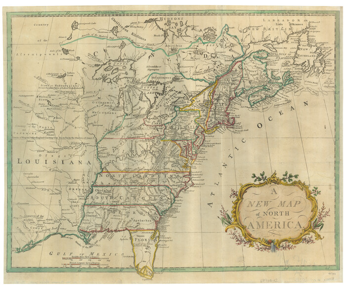 95141, A New Map of North America, General Map Collection