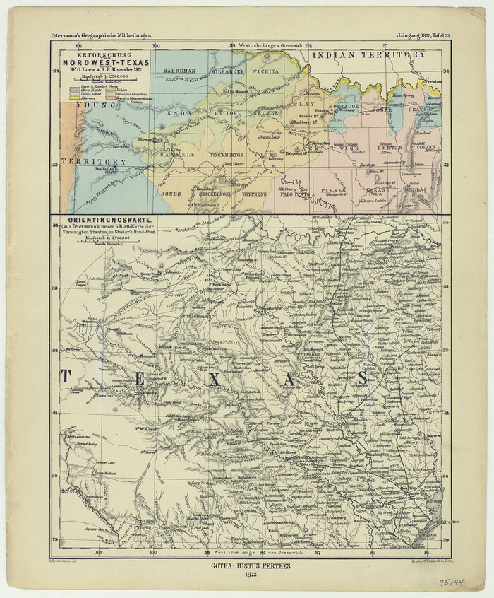 95144, Erforschung von Nordwest-Texas, General Map Collection