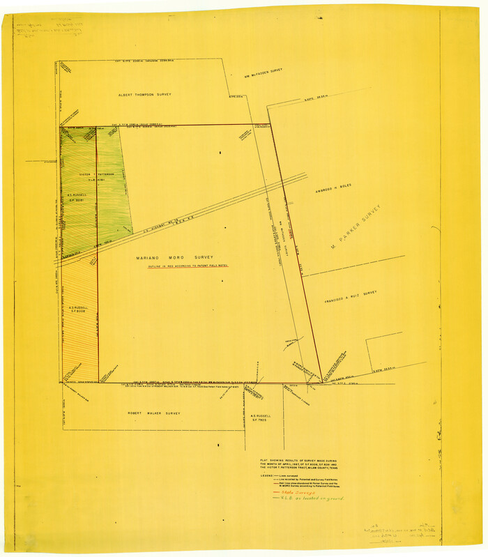 9522, Milam County Rolled Sketch 3A, General Map Collection