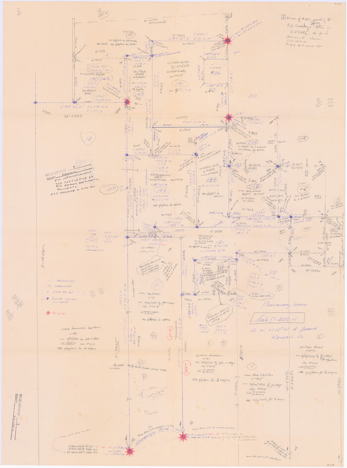 95298, Kendall County Rolled Sketch 9, General Map Collection