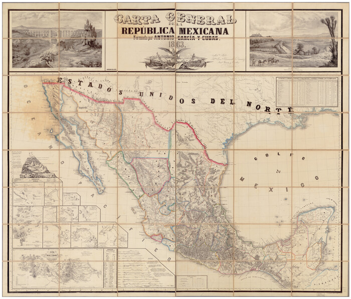 95307, Carta General de la República Mexicana formada por Antonio García y Cubas, Library of Congress