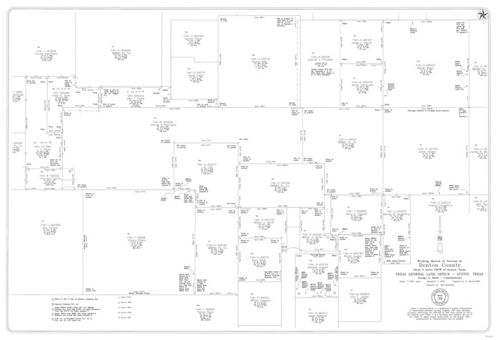 95323, Denton County Working Sketch 39, General Map Collection