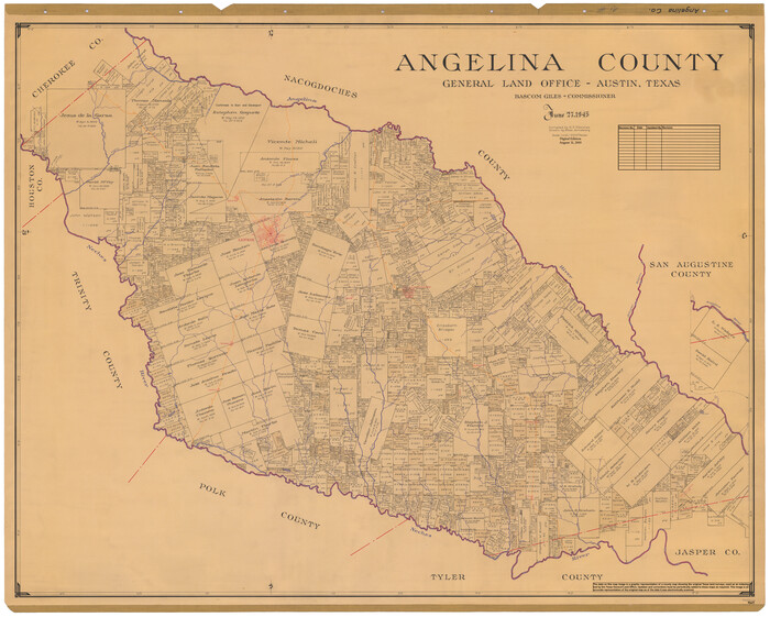 95417, Angelina County, General Map Collection