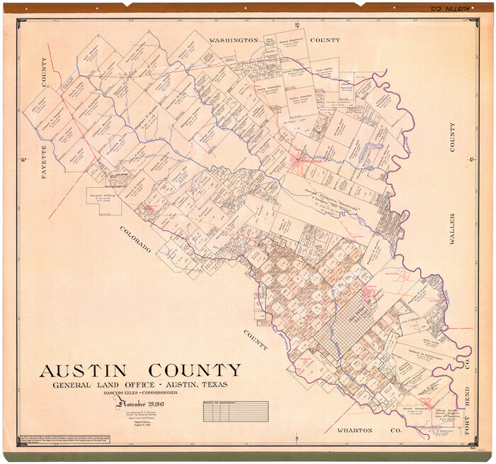 95422, Austin County, General Map Collection