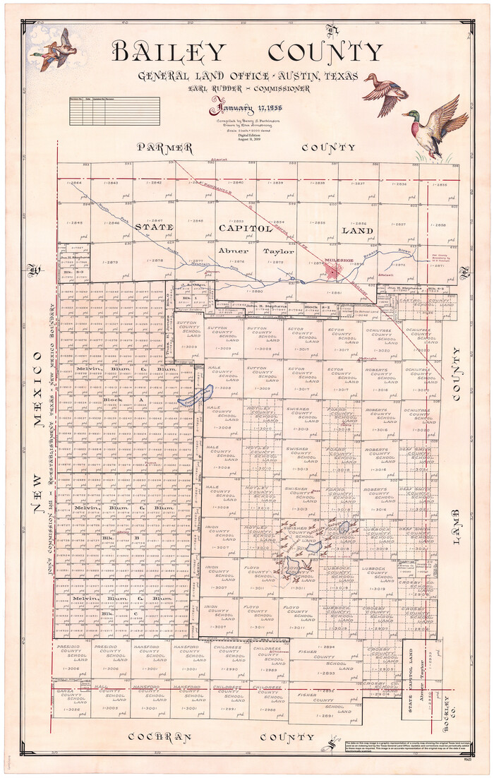 95423, Bailey County, General Map Collection