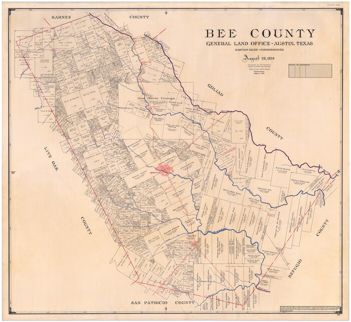 95427, Bee County, General Map Collection